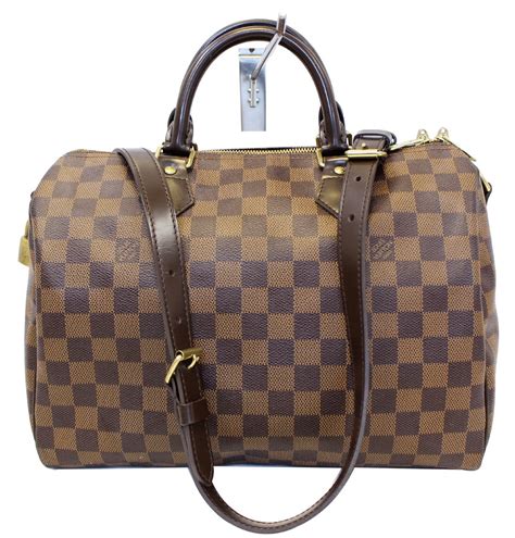 louis vuitton speedy 30 damier with strap|louis vuitton speedy 30.